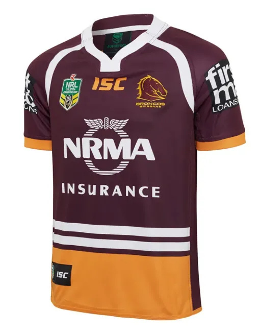 Brisbane Broncos Nrl Home S/s 2018
