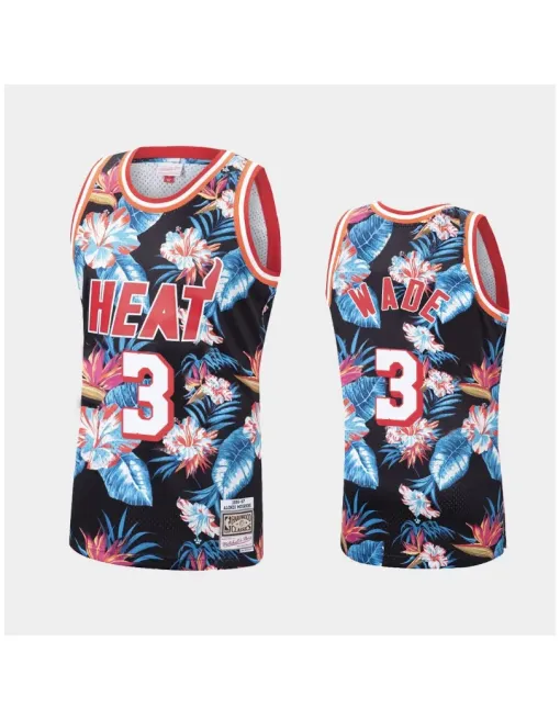 Dwyane Wade Miami Heat - Mitchell & Ness Floral Pack