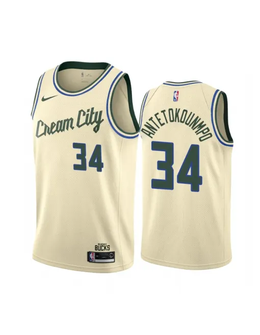 Giannis Antetokounmpo Milwaukee Bucks 2019/20 - City Edition