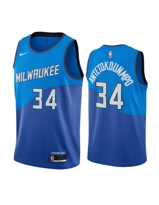 Giannis Antetokounmpo Milwaukee Bucks 2020/21 - City Edition