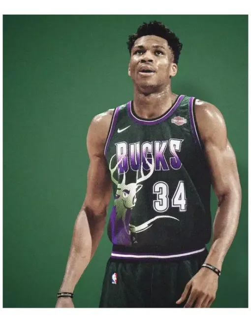 Giannis Antetokounmpo Milwaukee Bucks - Retro