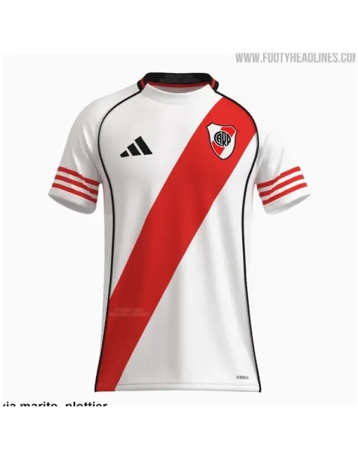 Maillot River Plate Domicile 2025/26 - Authentic