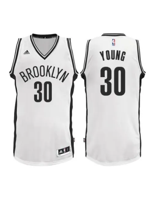 Thaddeus Young Brooklyn Nets - White