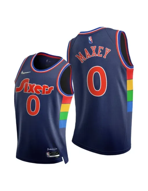 Tyrese Maxey Philadelphia 76ers 2021/22 - City Edition