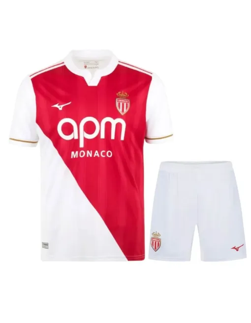 As Monaco Domicile 2025/26 Junior Kit