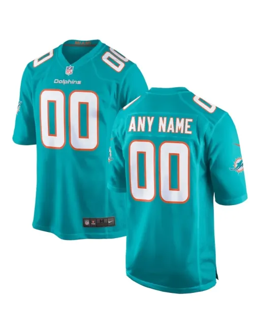 Custom Miami Dolphins - Aqua