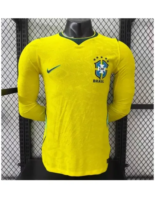 Maillot Brésil Domicile 2026 Ml - Authentic