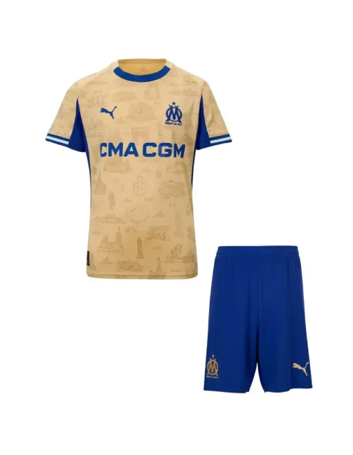 Olympique Marseille Fourth 2025/26 Junior Kit