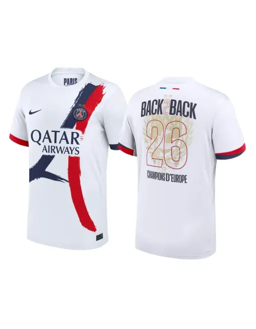 Maillot Psg Extérieur 2025/26 - Champions Back2back