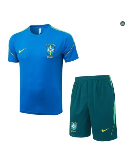 Maillot Training de foot Brésil + Shorts 2026/27 Bleu