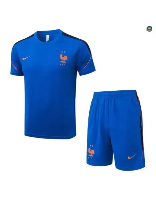 Maillot Training Foot France + Shorts 2026/27 Bleu