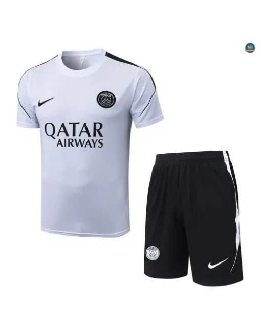 Maillot Training Foot PSG + Shorts 2026/27 Blanc