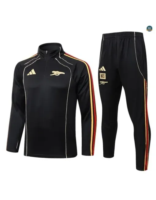 Survetement Enfant foot Arsenal 2026/27 Noir Retro