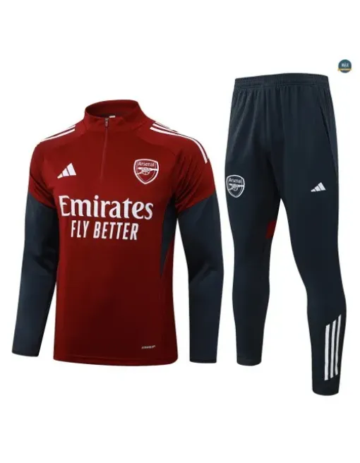 Survetement foot Arsenal 2026/27 Rouge/Blanc