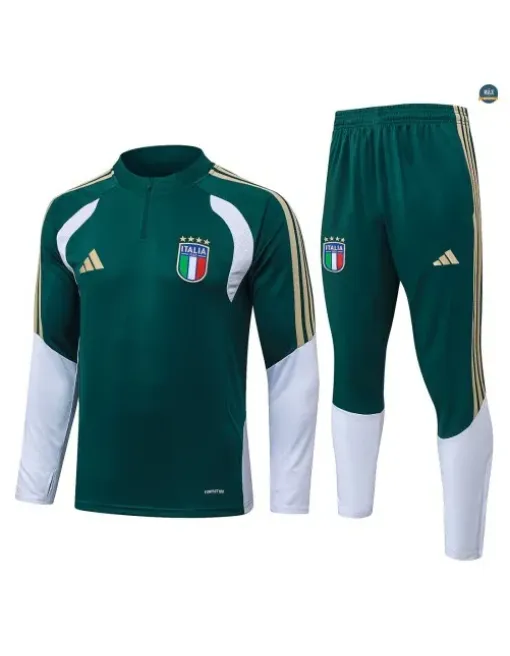 Survetement foot Italie 2026/27 vert noirâtre