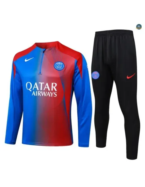 Survetement foot PSG 2026/27 Bleu/Rouge