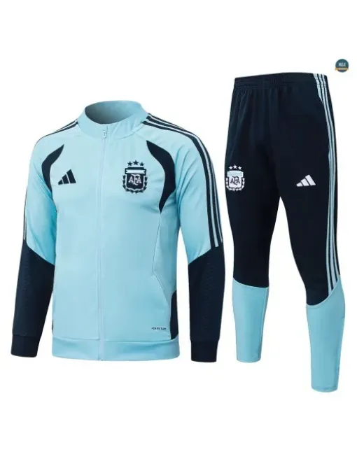 Veste Survetement Enfant foot Argentine 2026/27 Bleu