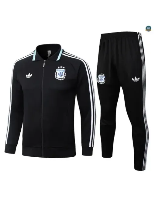 Veste Survetement Enfant foot Argentine 2026/27 Noir