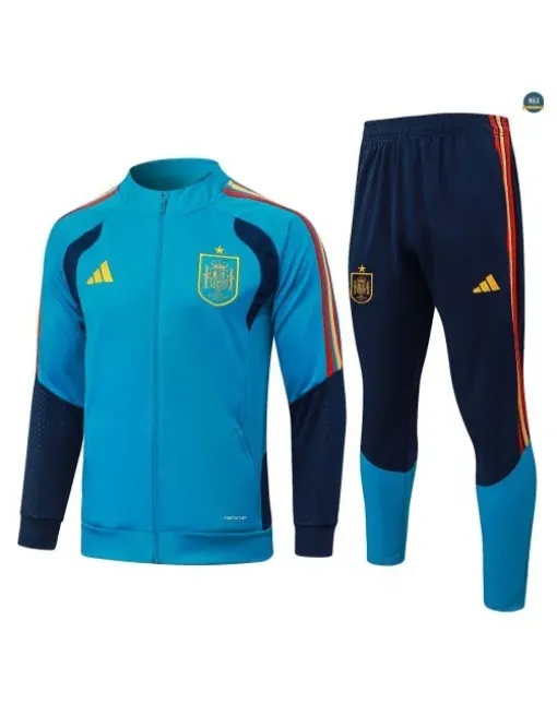 Veste Survetement Enfant foot Espagne 2026/27 Bleu