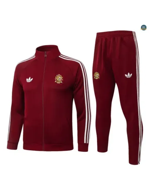 Veste Survetement Enfant foot Espagne 2026/27 Rouge