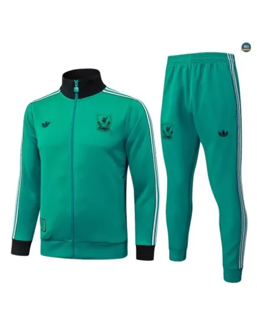 Veste Survetement Enfant foot Liverpool 2026/27 Vert