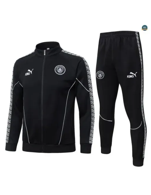 Veste Survetement Enfant foot Manchester City 2026/27 Noir