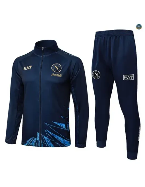 Veste Survetement Enfant foot Naples 2026/27 Bleu Marine