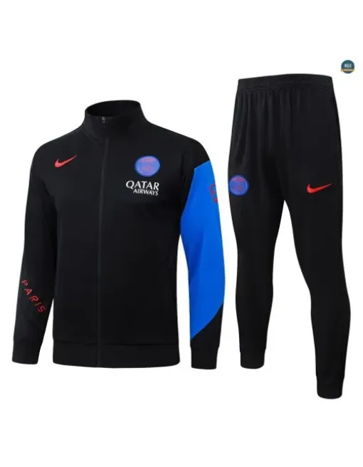 Veste Survetement Enfant foot PSG 2026/27 Noir/Bleu