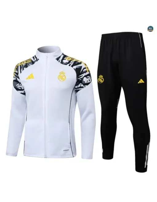 Veste Survetement Enfant foot Real Madrid 2026/27 Blanc