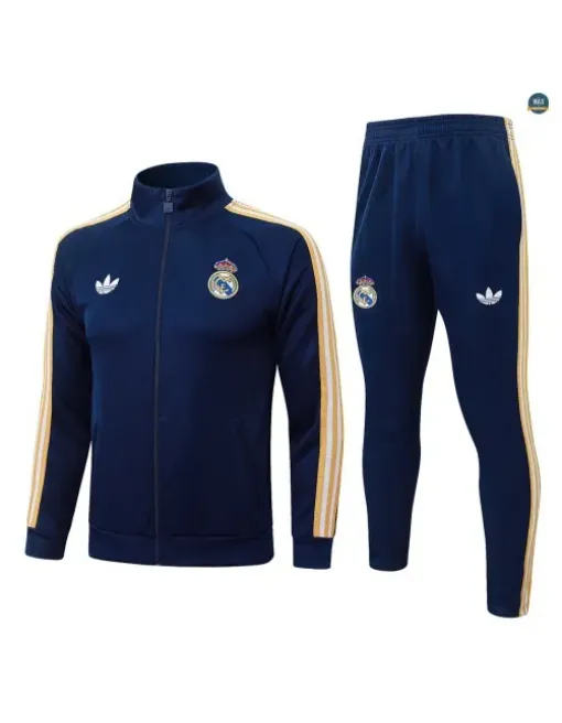 Veste Survetement Enfant foot Real Madrid 2026/27 Bleu Marine
