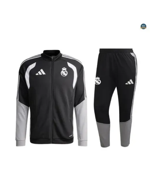 Veste Survetement Enfant foot Real Madrid 2026/27 Noir