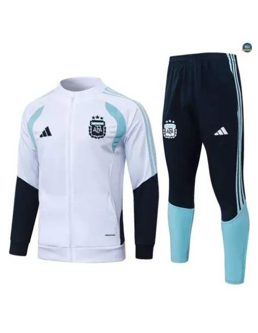Veste Survetement foot Argentine 2026/27 Blanc
