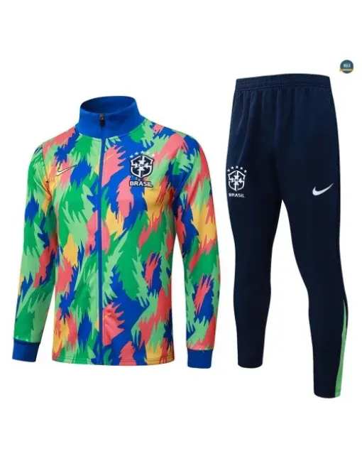 Veste Survetement foot Brésil 2026/27 Bleu