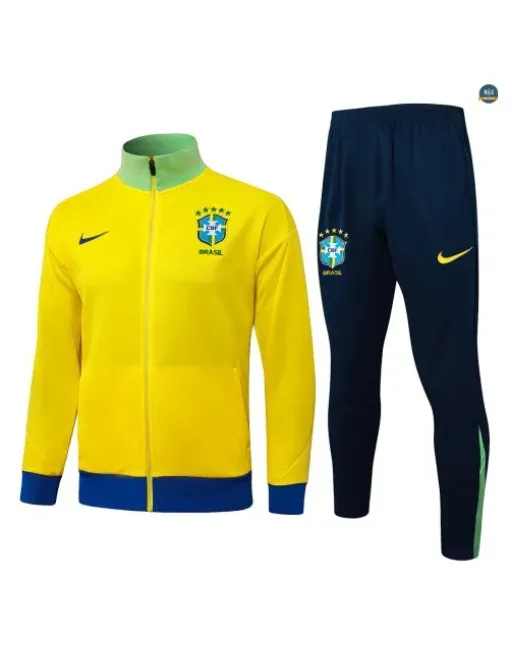 Veste Survetement foot Brésil 2026/27 Jaune