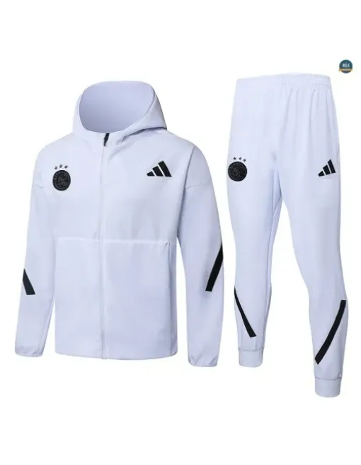 Veste Survetement foot à capuche AFC Ajax 2026/27 Blanc