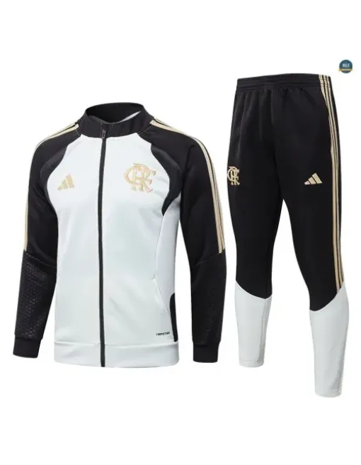 Veste Survetement foot Flamengo 2026/27 blanc cassé