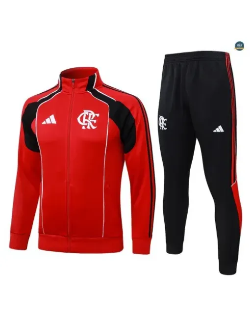 Veste Survetement foot Flamengo 2026/27 Rouge/Noir
