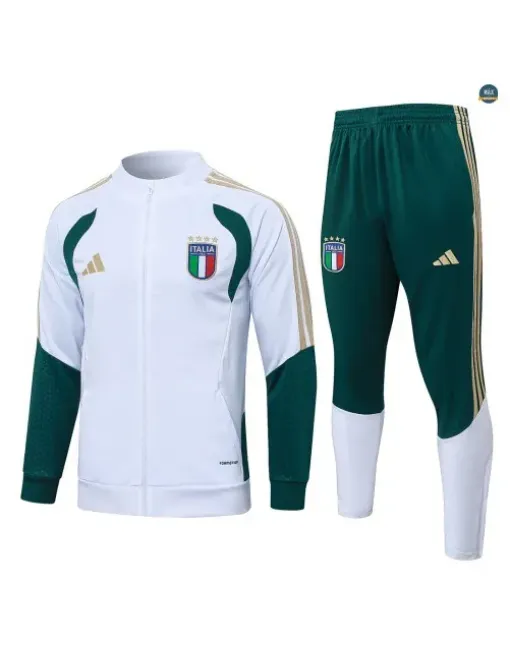 Veste Survetement foot Italie 2026/27 Blanc