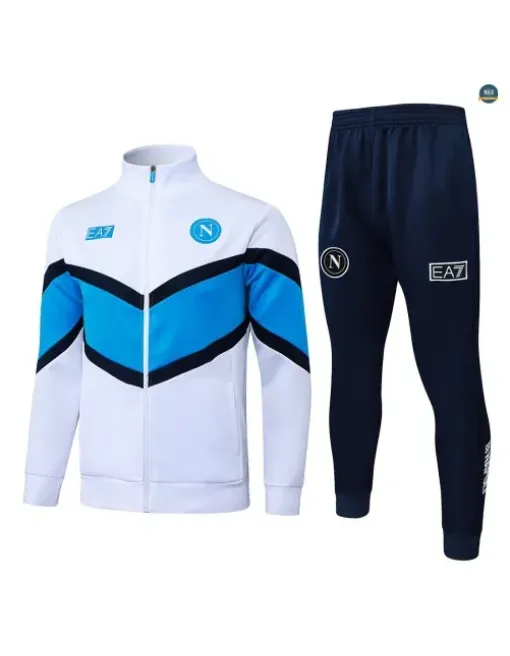 Veste Survetement foot Naples 2026/27 Blanc