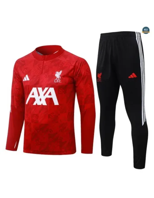 Acheter Survetement Enfant Foot Liverpool 2026/27 Rouge
