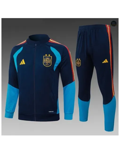 Achetez Veste Survetement Foot Espagne 2026/27 2 étoiles Bleu M
