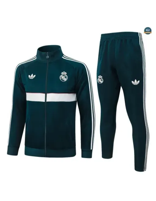 Marque Veste Survetement Enfant Foot Real Madrid 2026/27 vert no