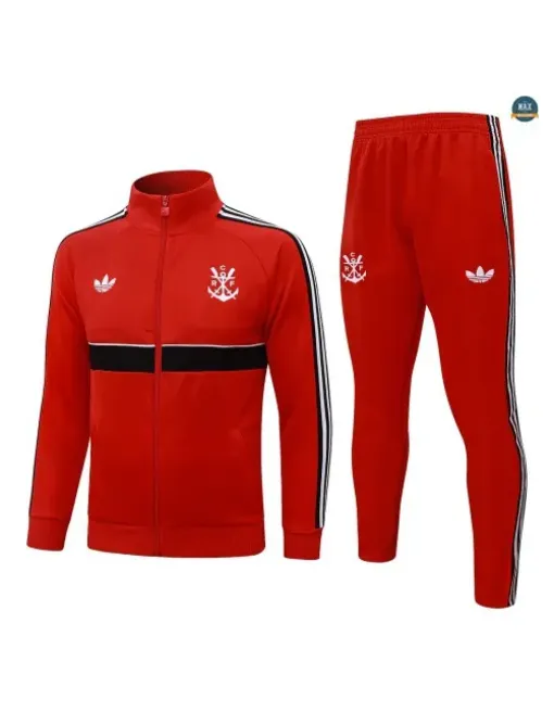 Soldes Veste Survetement Foot Flamenco 2026/27 Rouge