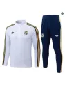 Survetement foot Real Madrid 2026/27 Blanc/Jaune