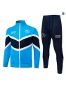 Veste Survetement Enfant foot Naples 2026/27 Bleu