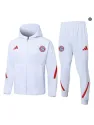 Veste Survetement foot à capuche Bayern Munich 2026/27 Blanc
