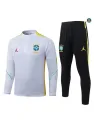 Acheter Survetement Enfant Foot Brésil 2026/27 Blanc
