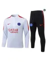 Acheter Survetement Foot Paris Saint Germain 2026/27 Blanc/Rouge