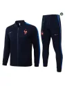 Acheter Veste Survetement Foot France 2026/27 Bleu Marine