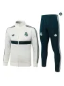 Acheter Veste Survetement Foot Real Madrid 2026/27 blanc cassé/